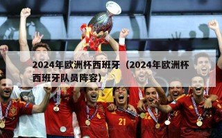 2024年欧洲杯西班牙（2024年欧洲杯西班牙队员阵容）