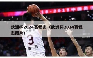 欧洲杯2024赛程表（欧洲杯2024赛程表图片）